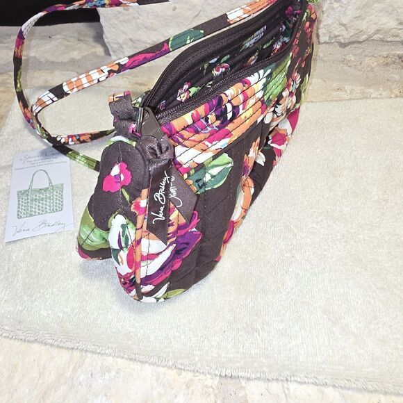 Vera Bradley English Rose, Whitney Quilted Purse Handbag New With Tags - Picture 6 of 8